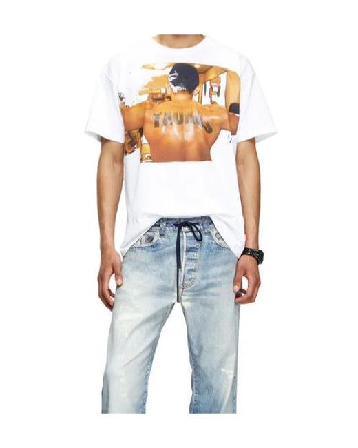 DIESEL White X Tom Of Finland Foundation Pr-T-Norm-Tom25-1 T-Shirt for men