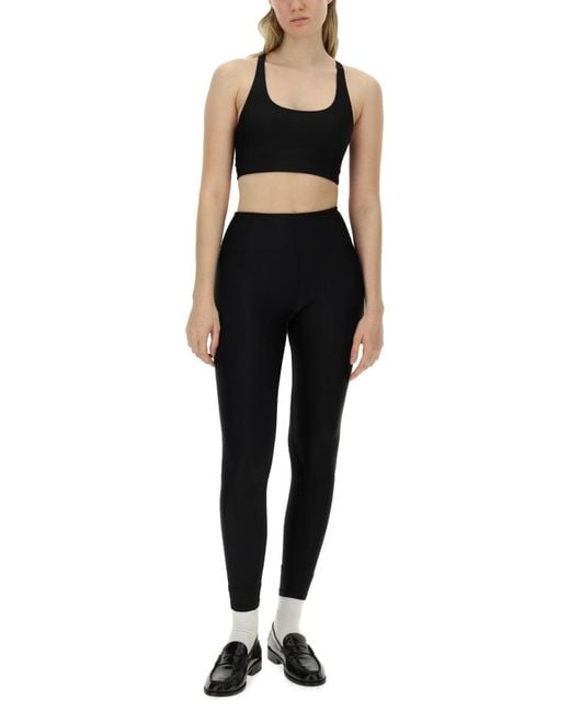 ROTATE BIRGER CHRISTENSEN Black Stretch Racer Back Bra