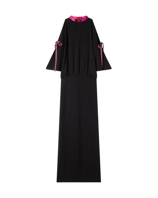 Emilio Pucci Black Printed Dress