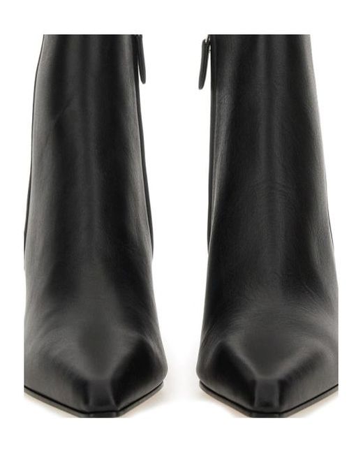 Paris Texas Black Jane Ankle Boots