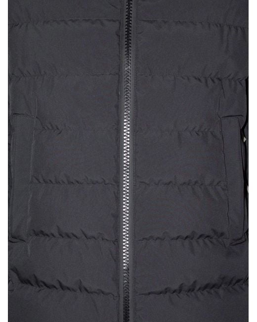 Herno Blue Hooded Padded Coat for men