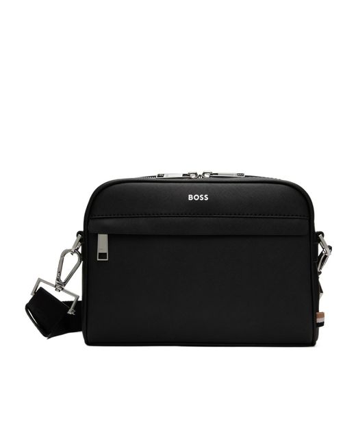 Boss Black Strap Messenger Bag for men
