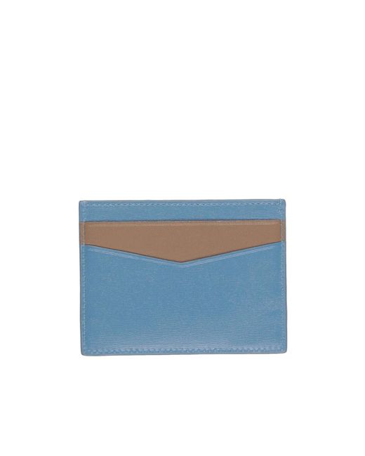 Marni Blue Solid Color Cardholders