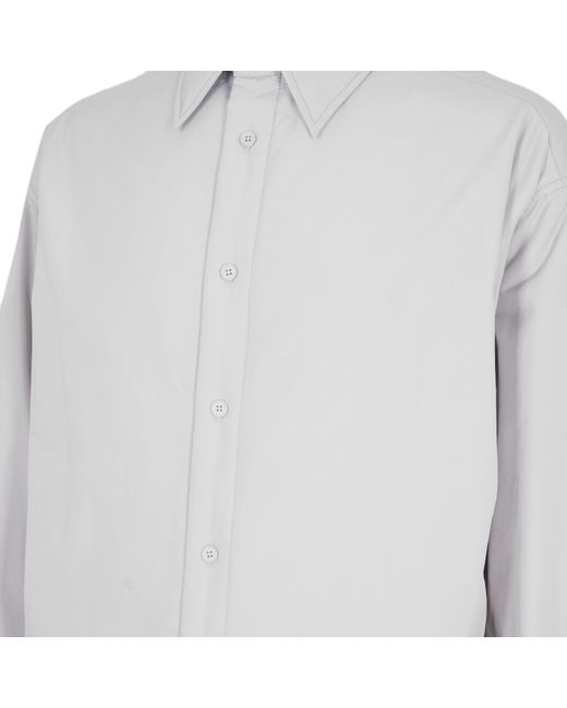 MM6 by Maison Margiela Gray Casual Shirt Coat for men