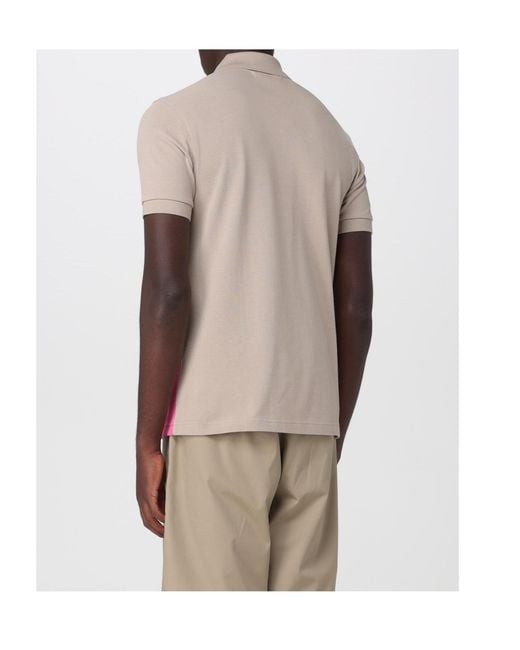 Comme des Garçons Pink Patchwork-Effect Logo-Embroidered Polo Shirt for men