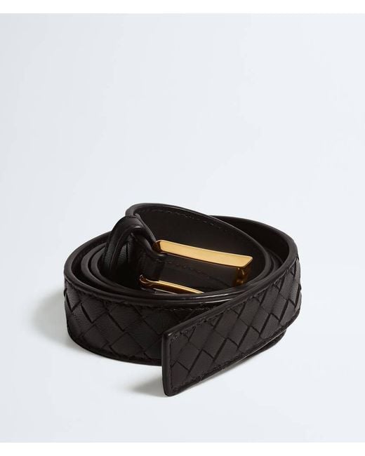 Bottega Veneta Black Solo Belt