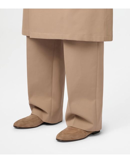 Tod's Brown Round-Toe Loafers