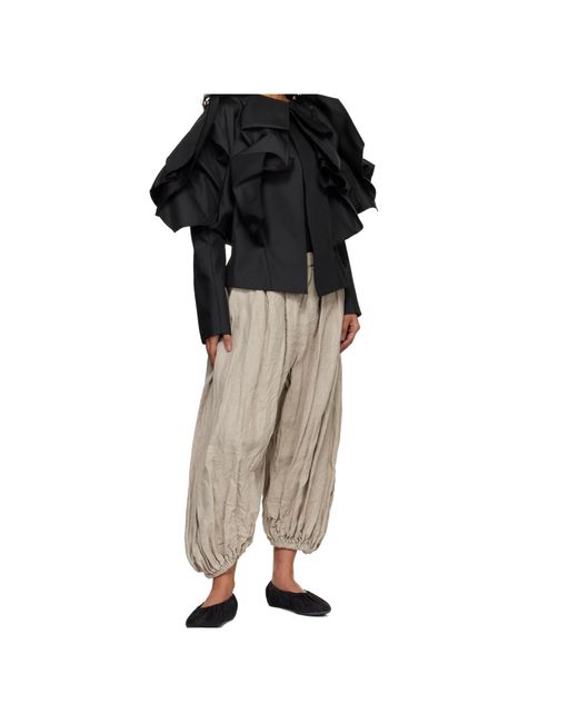 Comme des Garçons Natural Elastic Waist Casual Pants