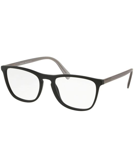 Prada White Logo Flat Mirror for men