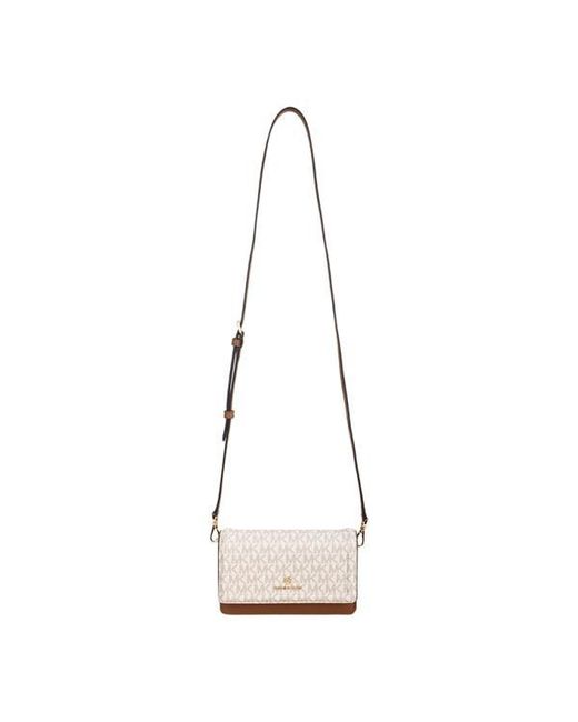 Michael Kors Natural Michael Jet Set Crossbody Bag