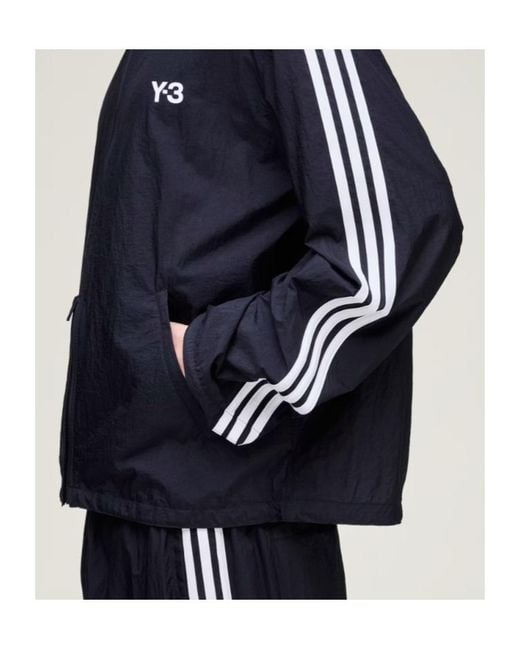 Y-3 Blue Wired 3-Stripe Track Jacket for men