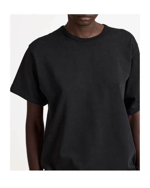 J.W. Anderson Black Jw Anderson Knotted Sleeve T-Shirt