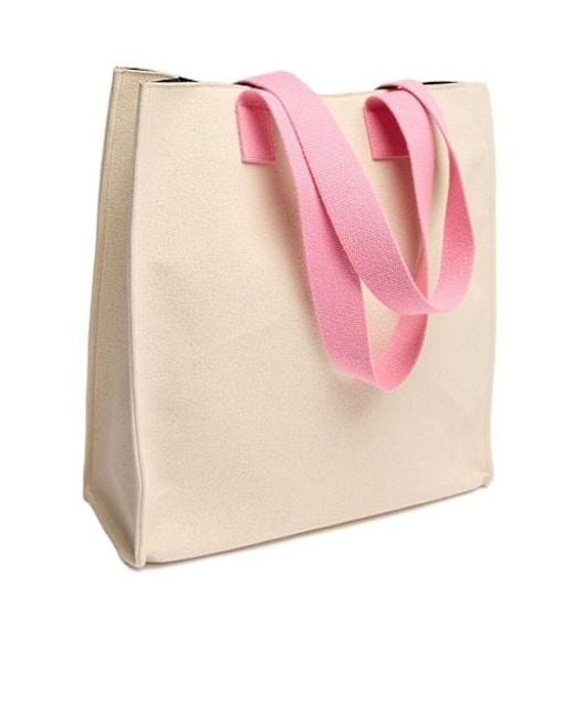 MSGM Pink Tote Vertical Bag