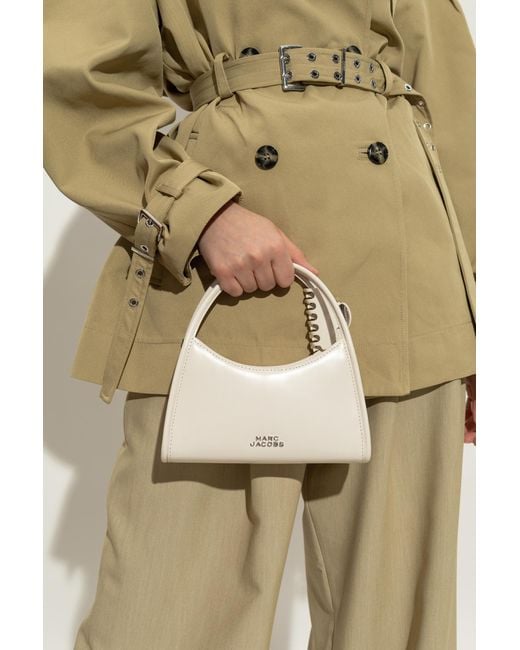 Marc Jacobs White The Claw Clip Crossbody Bag