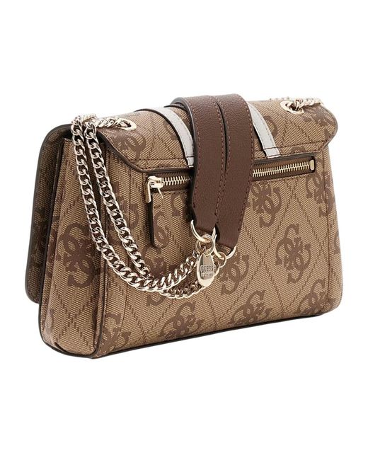 Guess Brown Noelle Shoulder Bag
