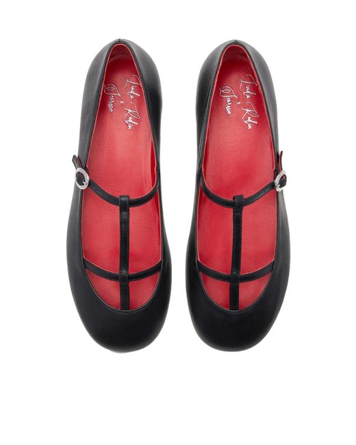 Scarosso Brown Linda I Round-Toe Ballerina Shoes