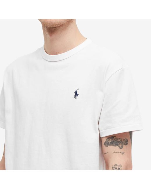 Polo Ralph Lauren White Classic Fit Heavyweight Jersey T-Shirt for men
