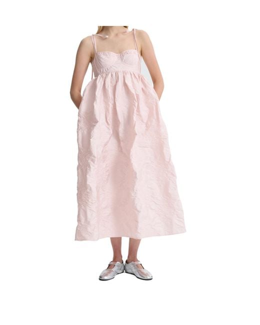 CECILIE BAHNSEN Pink Sleeveless Dress