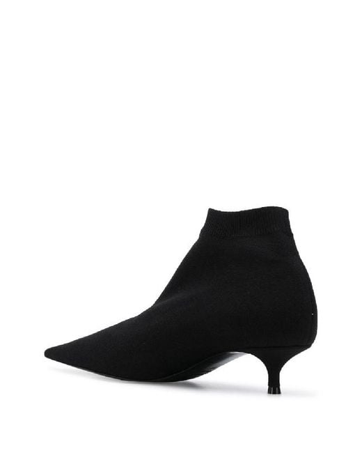 Balenciaga Black Printed Logo Boots
