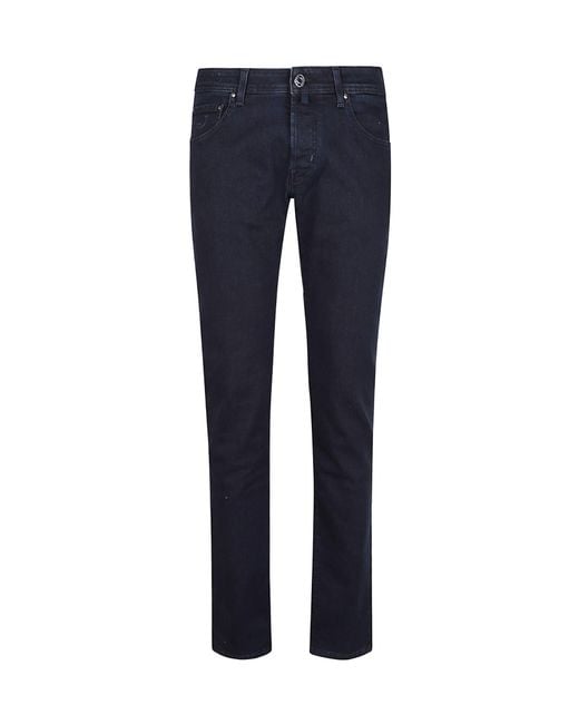 Jacob Cohen Blue 5 Pocket Slim Fit Nick Slim Jeans for men