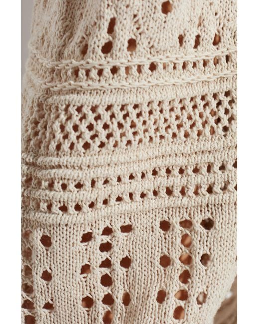 Isabel Marant Natural Dahara Openwork Jumper