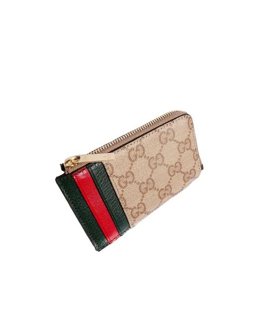 Gucci White Card Case With Slots
