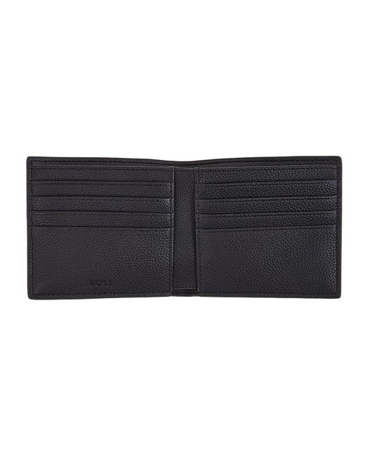 Boss Black Boss Logo Embossed Bi-Fold Wallet for men