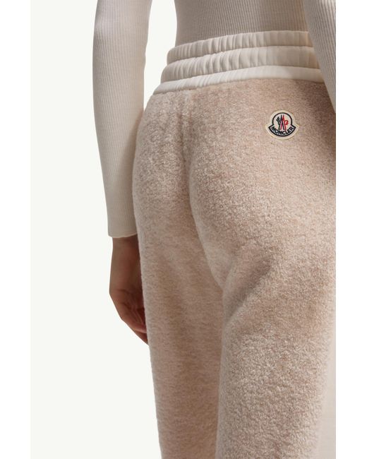 Moncler Natural Teddy Track Pants