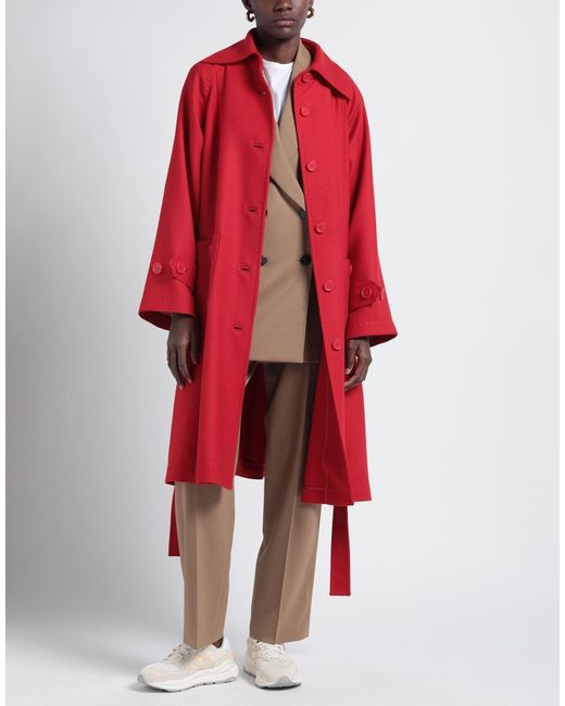 Dolce & Gabbana Red Full-Length Jacket