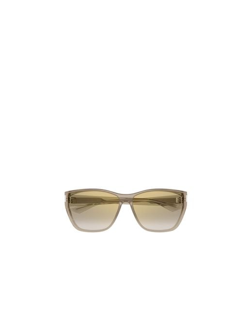 Saint Laurent White Eyewear Sl 758 Rectangular Sunglasses
