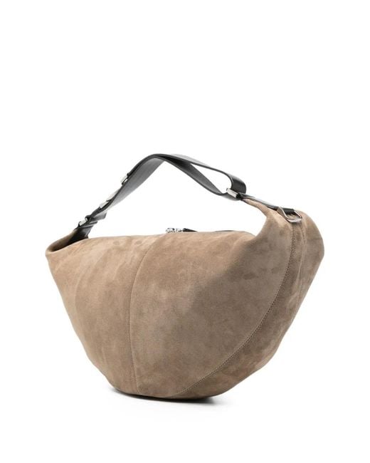 Lemaire White Quiver Zipped Shoulder Bag