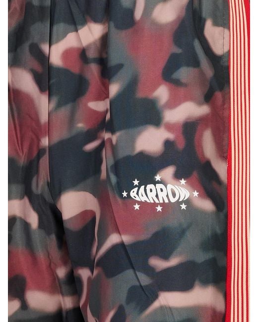 Barrow Red Printed Sweatpants for men
