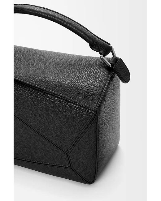 Loewe Black Large Puzzle Bag for men