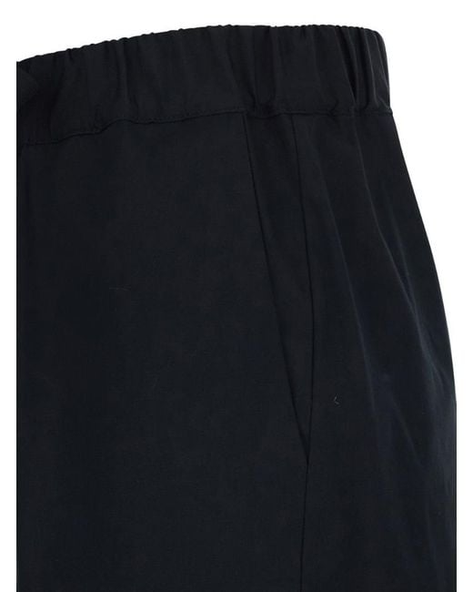 Semicouture Black Semi Couture Buddy Drawstring Waist Pants