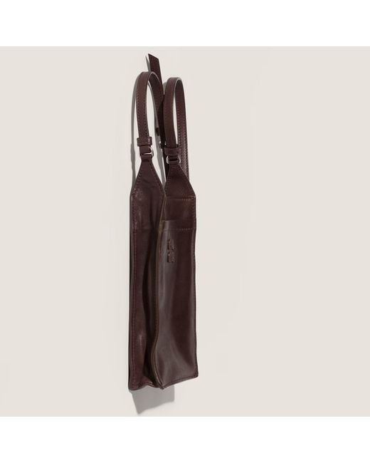 Miu Miu Brown Nappa Leather Pouch