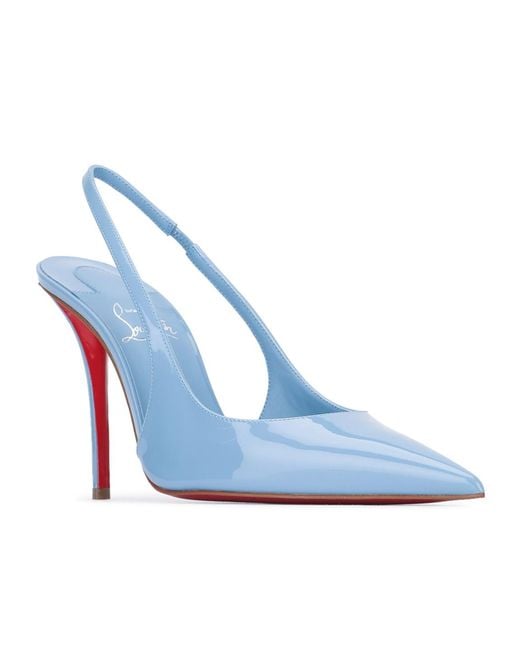 Christian Louboutin Blue Miss Z Sling Back Pumps
