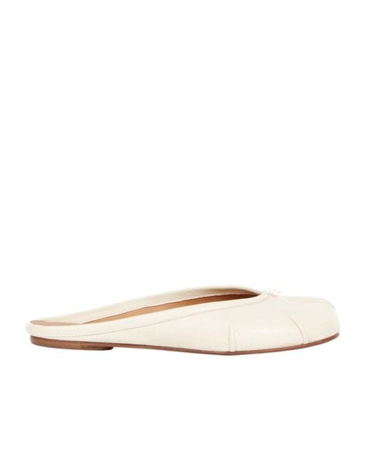 Maison Margiela Natural Tabi Ballerina Mules