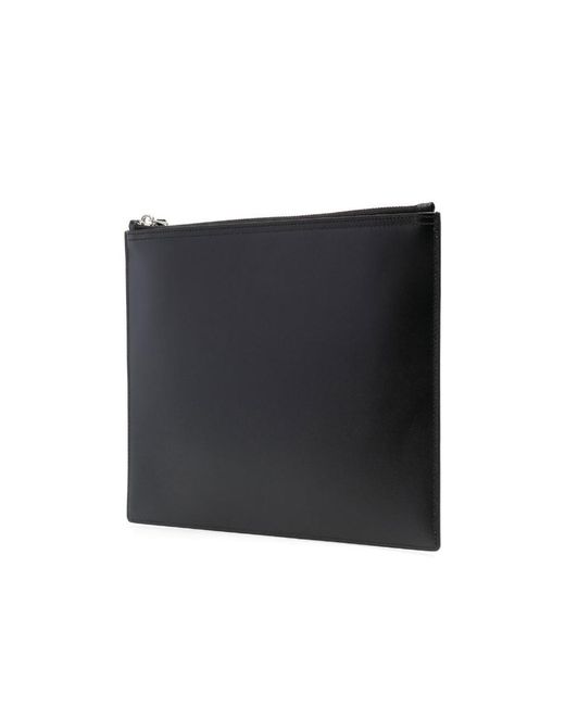 Alaïa Black Alaïa Sandy Zipped Large Clutch Bag