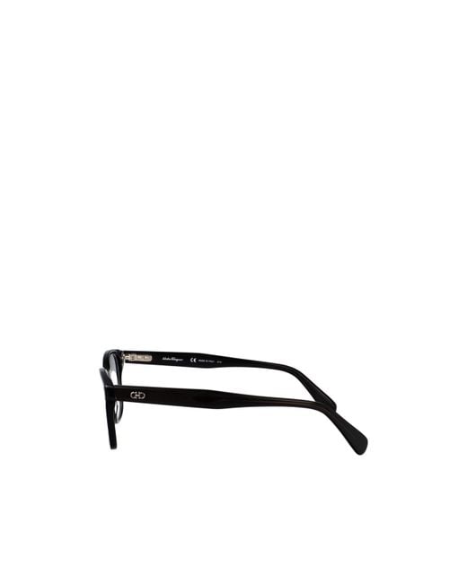 Ferragamo White Square-Frame Glasses for men