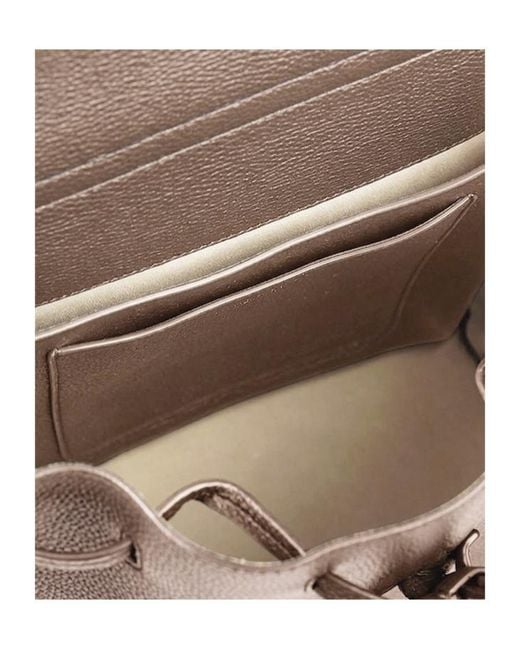 Tory Burch Natural Flap Backpack