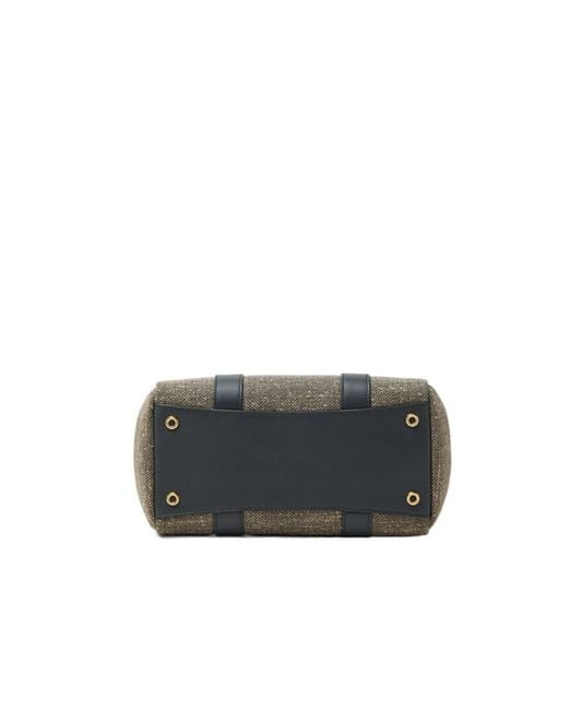 Loro Piana Black Loom Bag L25