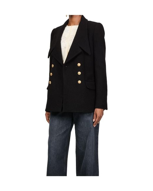 Chloé Black Double Breasted Blazer