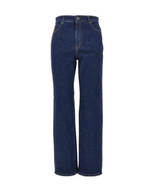 Weekend by Maxmara Blue Belt-Loop Jeans
