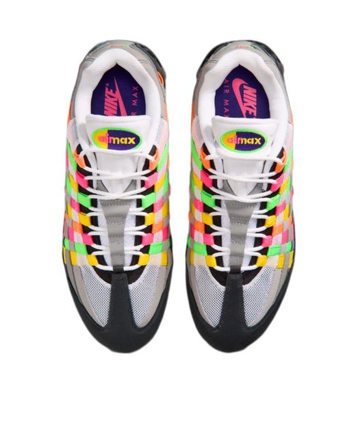 Nike Multicolor Air Max 95 Woven Low-Top Sneakers for men