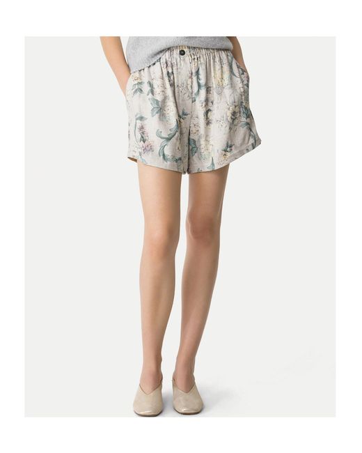 Forte_forte Multicolor Floral-Print Shorts