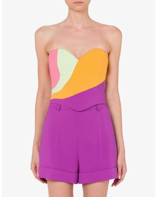 Moschino Purple Short Jacket