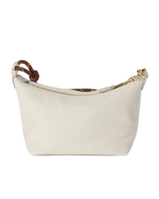 Miu Miu White Gabardine Sachet
