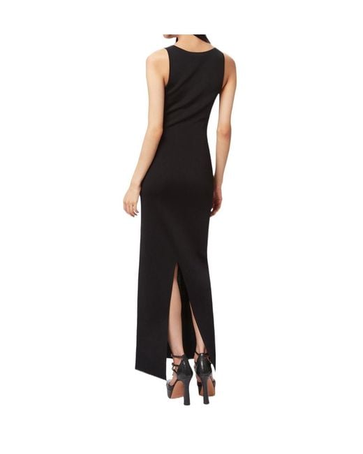 Nina Ricci Black Corset-Style Maxi Dress