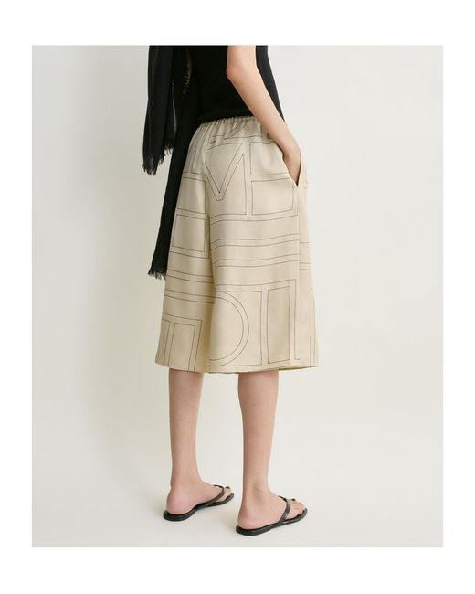 Totême  Natural Totême Monogram Pj Culottes