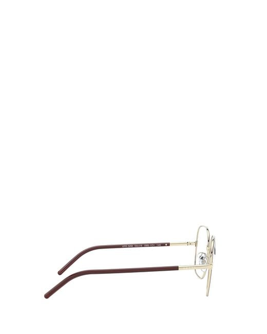 Prada Natural Eyewear Square Frame Glasses